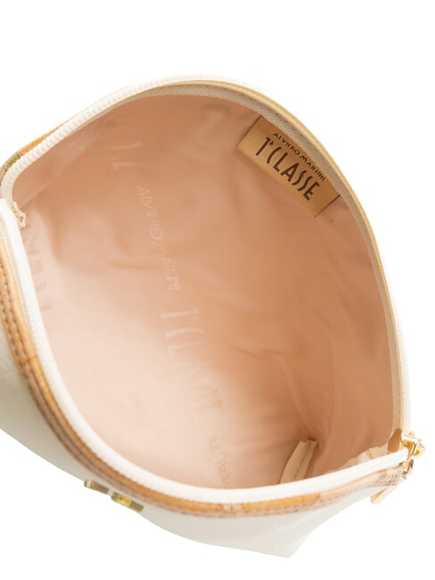 GEO Rounded beauty with logo cotton white - Beauty Case