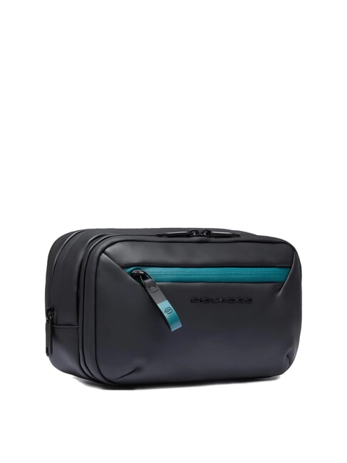 CORNER SPECIALE GOMMATO Water-repellent beauty case Black - Beauty Case