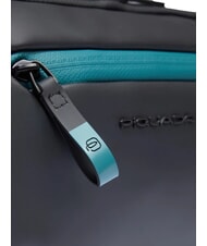 PIQUADRO CORNER SPECIALE GOMMATO Water-repellent beauty case Black - Beauty Case - 3