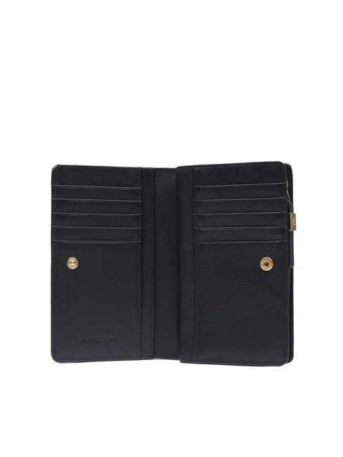 CIRCLE Medium Leather Wallet Black - Women’s Wallets