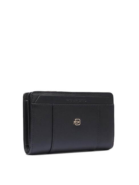 CIRCLE Medium Leather Wallet Black - Women’s Wallets