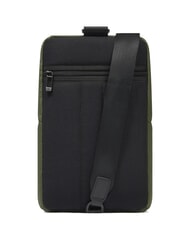 PIQUADRO S140 One-shoulder iPad backpack in recycled fabric GREEN - Laptop backpacks - 3