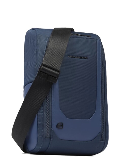 S140 One-shoulder iPad backpack in recycled fabric blue - Laptop backpacks