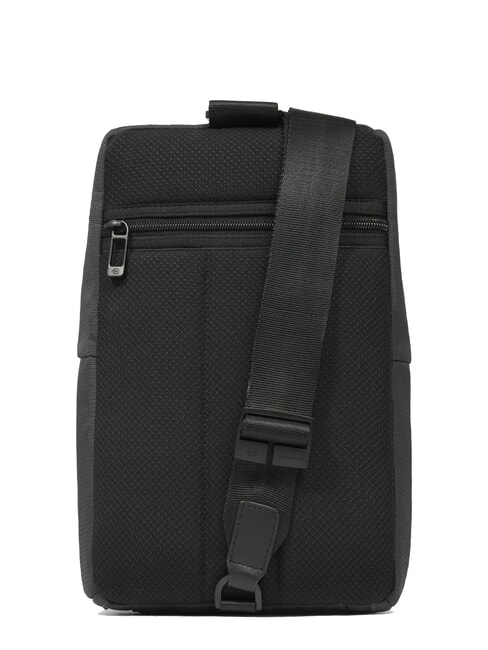 S140 One-shoulder iPad backpack in recycled fabric Black - Laptop backpacks