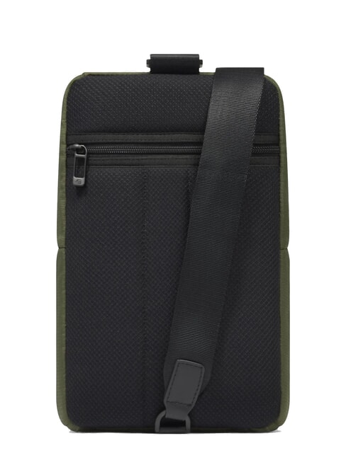 S140 One-shoulder iPad backpack in recycled fabric Black - Laptop backpacks