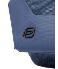 PIQUADRO S140 Recycled fabric bum bag blue - Hip pouches - 4