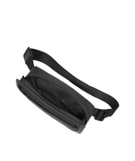 PIQUADRO S140 Recycled fabric bum bag Black - Hip pouches - 5