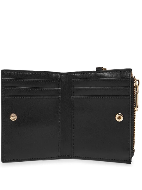 PEONY Wallet with carabiner BLACK - Women’s Wallets