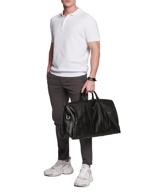 MILANO  Duffel bag with shoulder strap BLACK - Duffle bags