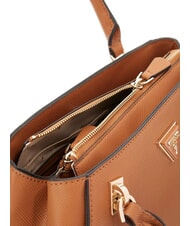 GUESS NOELLE 2  Mini Handbag, with shoulder strap light cognac - Women’s Bags - 4