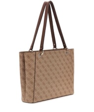 GUESS NOELLE 2  Shoulder Tote Bag latte logo / brown - Women’s Bags - 2