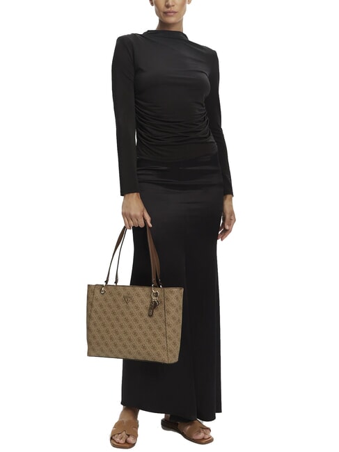 NOELLE 2  Shoulder Tote Bag latte logo / brown - Women&rsquo;s Bags