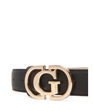 GUESS CALEDRA Customizable belt BLACK - Belts - 3