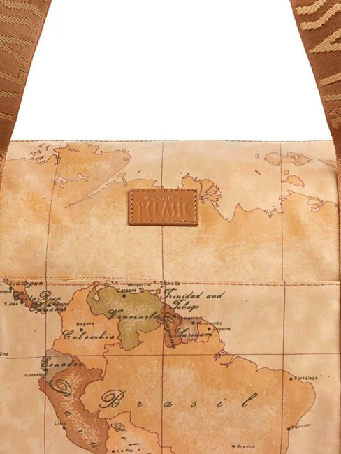 GEO CLASSIC Weekender bag with shoulder strap NATURAL - Duffle bags