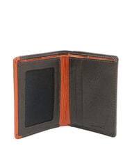 SPALDING SNAP  Leather wallet brown/orange - Men’s Wallets - 2