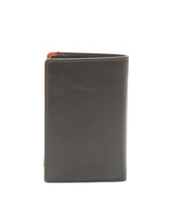 SPALDING STRIPE  Vertical leather wallet brown/orange - Men’s Wallets - 3