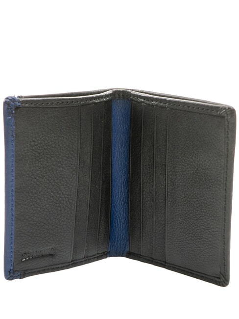 SNAP  Men's Leather Wallet black/navy - Men’s Wallets
