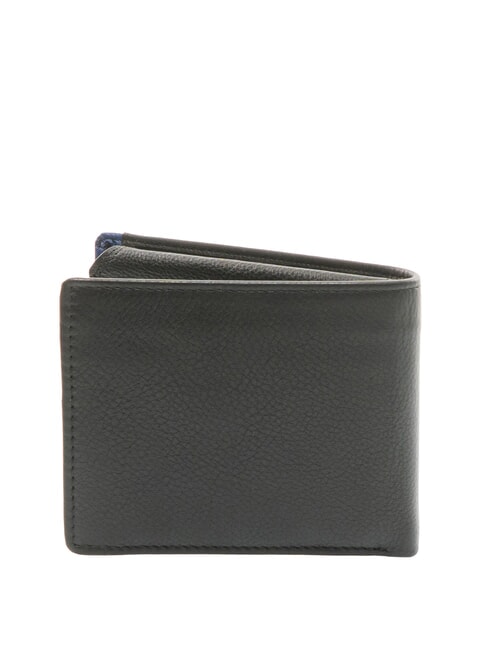 SNAP  Men's leather wallet, with coin purse black/navy - Men’s Wallets