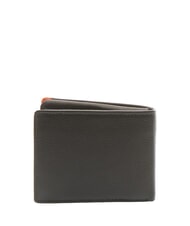 SPALDING SNAP  Men's leather wallet, with coin purse brown/orange - Men’s Wallets - 4