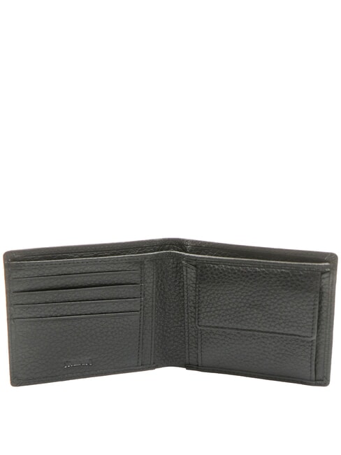 SNAP Medium Leather Wallet black - Men’s Wallets