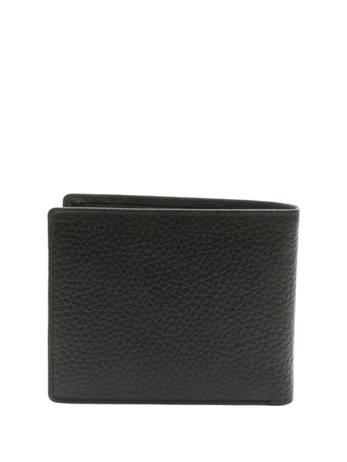 SNAP Medium Leather Wallet black - Men’s Wallets