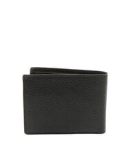 SPALDING SNAP Wallet with coin purse, in leather black - Men’s Wallets - 3