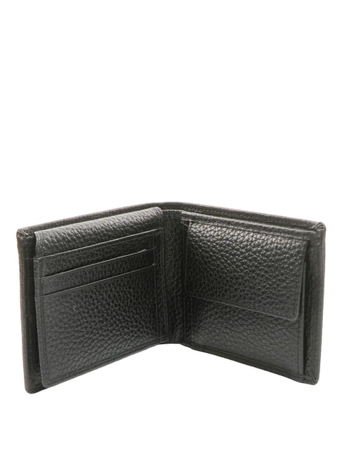 SNAP Compact leather wallet black - Men’s Wallets