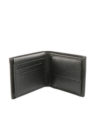 SPALDING SNAP Compact leather wallet black - Men’s Wallets - 3