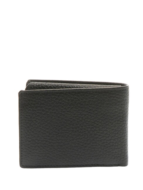 SNAP Compact leather wallet black - Men’s Wallets
