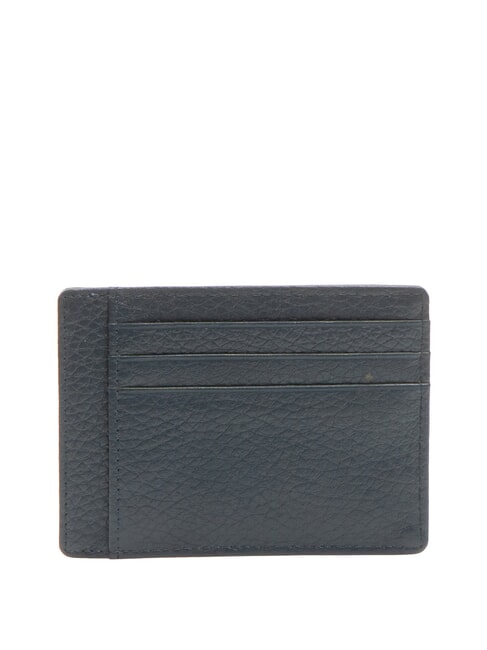 SNAP  Leather card holder blue - Men’s Wallets