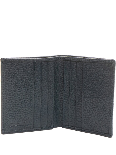 SNAP  Hammered leather wallet blue - Men’s Wallets