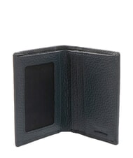 SPALDING SNAP  Hammered Leather Vertical Wallet blue - Men’s Wallets - 2