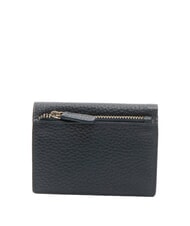 SPALDING SNAP  Hammered Leather Vertical Wallet blue - Men’s Wallets - 3