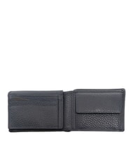 SPALDING SNAP Compact leather wallet blue - Men’s Wallets - 3