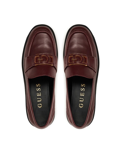 SHUTTLE3 Leather moccasin RED - Women’s shoes