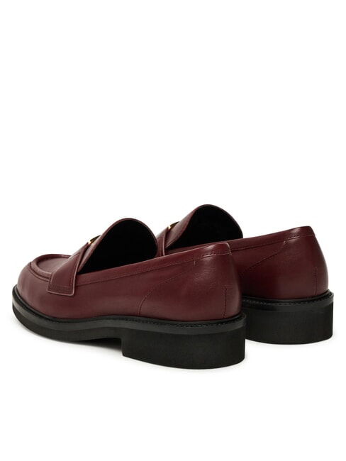 SHUTTLE3 Leather moccasin RED - Women’s shoes
