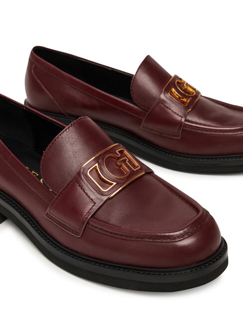 SHUTTLE3 Leather moccasin RED - Women’s shoes