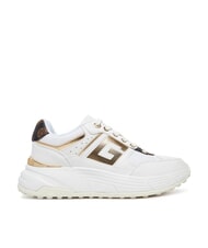 GUESS FONZI Running sneakers White / Brown - Women&rsquo;s shoes - 2