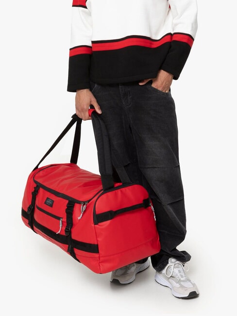 DUFFEL PACK M Medium Travel Backpack Duffel Bag tarp red - Duffle bags