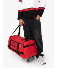 EASTPAK DUFFEL PACK M Medium Travel Backpack Duffel Bag tarp red - Duffle bags - 9