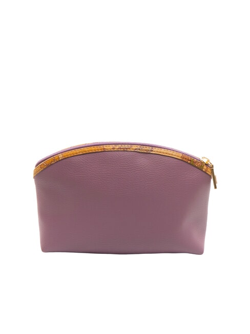 GEO Rounded beauty with logo mauve - Beauty Case
