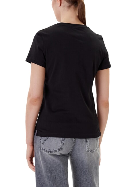 PEARLS LOVE TRIANGLE T-shirt with print and applications jetbla - T-shirt