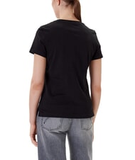 GUESS PEARLS LOVE TRIANGLE T-shirt with print and applications - T-shirt