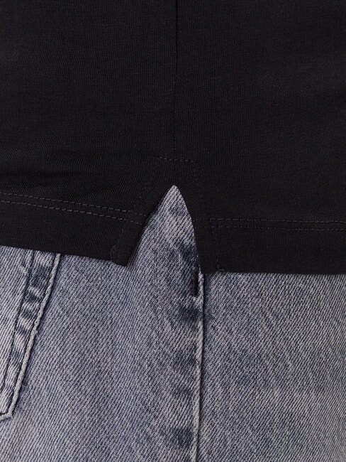 PEARLS LOVE TRIANGLE T-shirt with print and applications jetbla - T-shirt