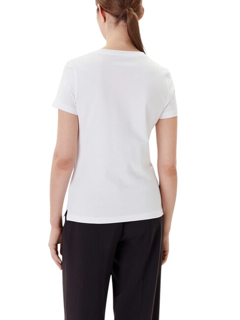 PEARLS LOVE TRIANGLE T-shirt with print and applications purwhite - T-shirt