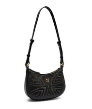 PINKO HALF MOON BABY Shoulder bag black-antique gold - Women’s Bags - 2