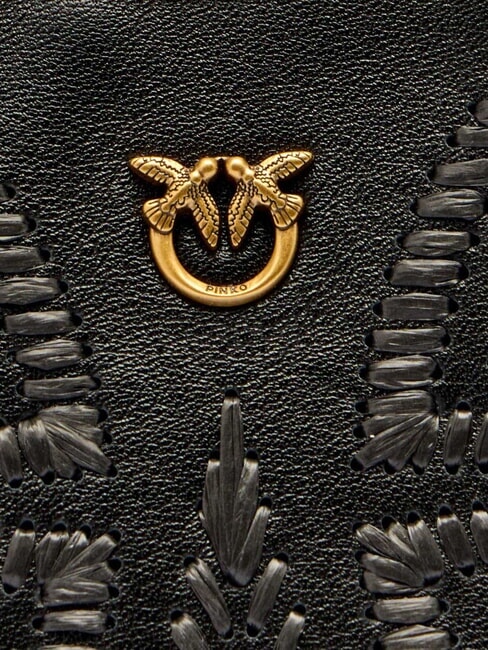 HALF MOON BABY Shoulder bag black-antique gold - Women’s Bags