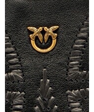 PINKO HALF MOON BABY Shoulder bag black-antique gold - Women’s Bags - 4