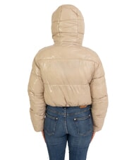 CANADIAN MINGAN Short shiny down jacket with hood recycled glossy goat - Women's down jackets - 2