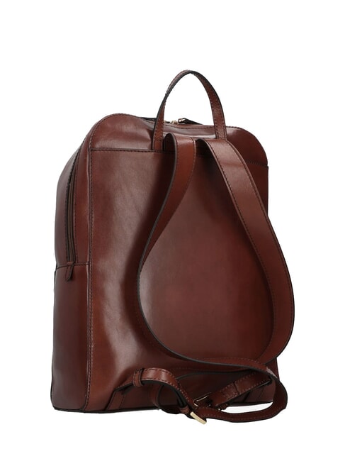 BARBARA Smooth leather backpack BROWN - Women’s Bags